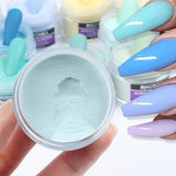 Poudre Acrylique Bleue pour Ongles