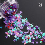 Paillettes Papillons pour Ongles