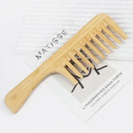 Brosse afro en bois